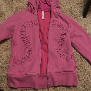 Lululemon pink zip-up jacket